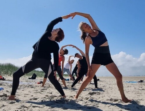 Yoga met de elementen op Schiermonnikoog